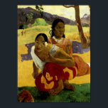 When Will You Marry? by Paul Gauguin Poster<br><div class="desc">Impressionist painting "When Will You Marry?" from 1892 by Paul Gaugin.</div>