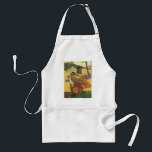 When Will You Marry? by Paul Gauguin, Vintage Art Standard Apron<br><div class="desc">Nafea Faa Ipoipo? (When Will You Marry?) (1892) by Paul Gauguin is a vintage fine art post impressionism portraiture painting. The young girl wears a flower in her hair as a symbol of her willingness to get married. A portrait of a Tahitian native mother and daughter sitting under some tropical...</div>