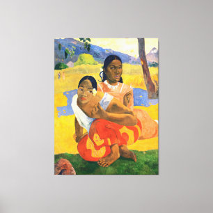 When Will You Marry? Paul Gauguin Canvas Print