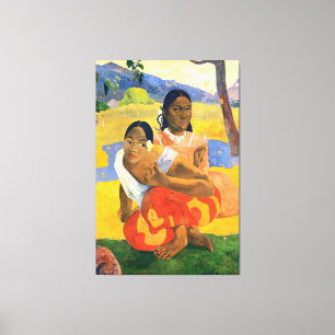 When Will You Marry? Paul Gauguin Canvas Print