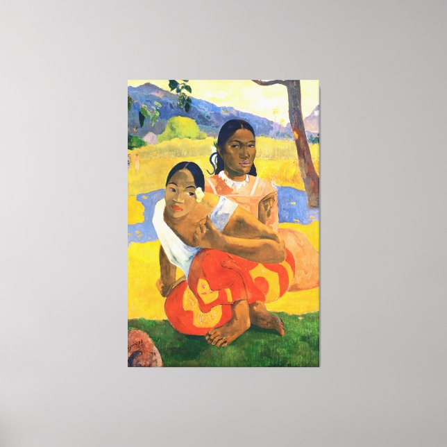 When Will You Marry? Paul Gauguin Canvas Print (Front)