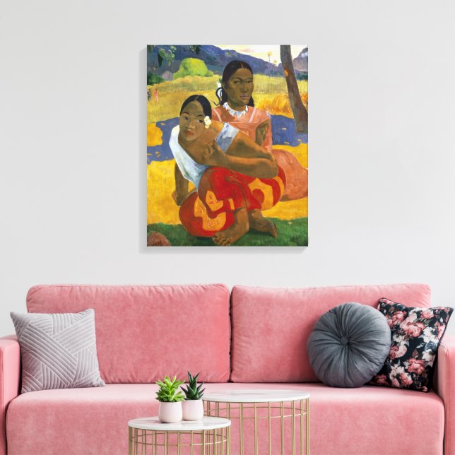 When Will You Marry? | Paul Gauguin | Canvas Print (Insitu(LivingRoom))