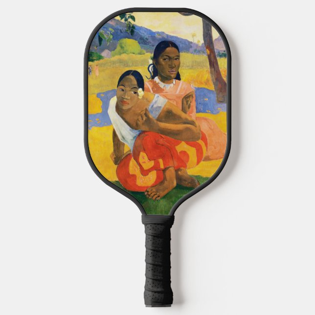 When Will You Marry? Paul Gauguin Pickleball Paddle (Front)