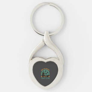 When Witches Went Waltzing Halloween Haunted House Key Ring
