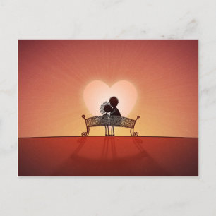 When You Are In Love Postcard