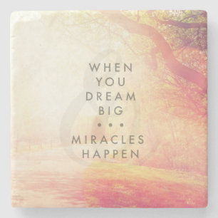 When You Dream Stone Coaster