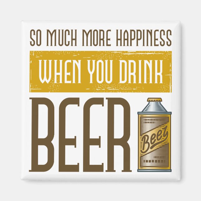 When you drink Beer Magnet (Front)