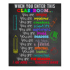 When You Enter This Classroom Rules
