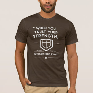When you gym motivation quote with white text T-Shirt