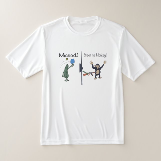 When you make a bad pickleball shot what to say? T-Shirt (Laydown)