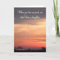 When you two married, Anniversary Card