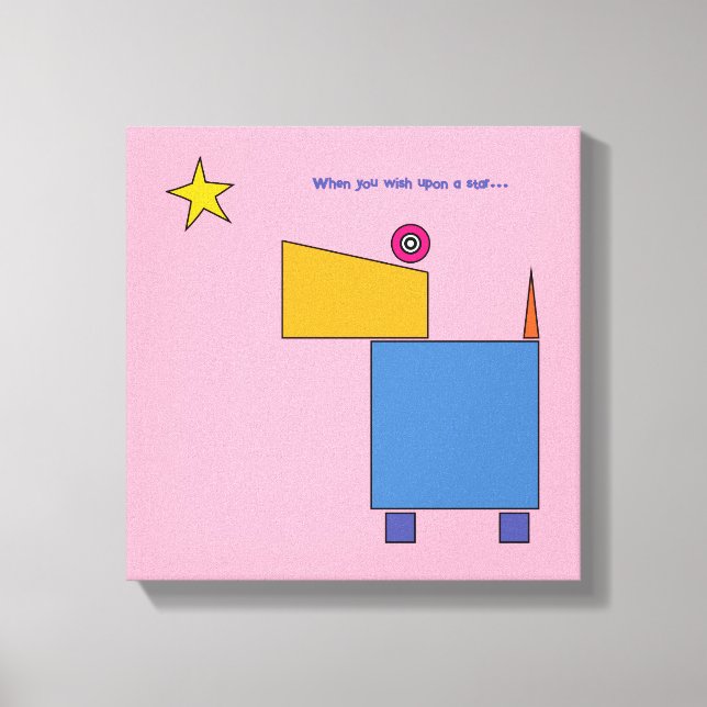 When you wish upon a star… by Michele Moses Canvas Print (Front)