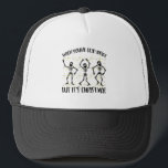 When You're Dead Inside But It's Christmas Season Trucker Hat<br><div class="desc">Christmas 2021 Matching Family Pyjamas</div>