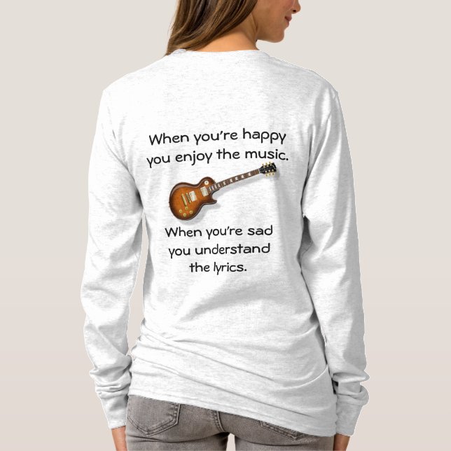When you're happy T-Shirt (Back)