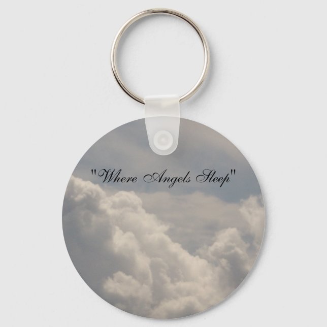 Where Angels Sleep Key Chain (Front)