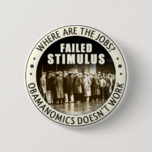 Where Are The Jobs? 6 Cm Round Badge