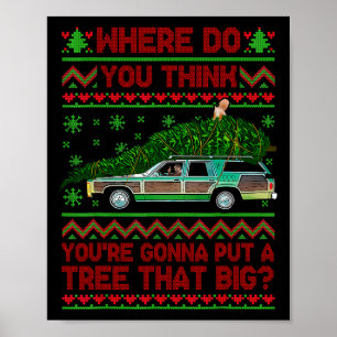 Where Are You Going To Put A Tree That Big Ugly Ch Poster