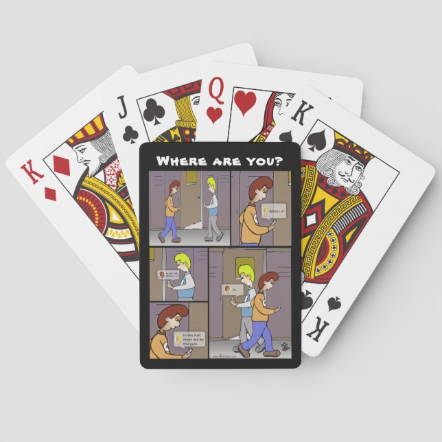 Where Are You? Playing Cards (Back)