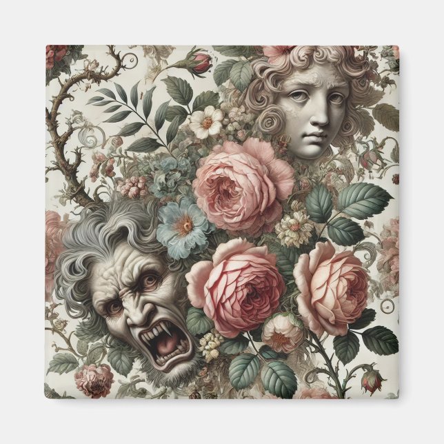 Where Baroque Fangs Find Homes – Gothic Victorian Magnet (Front)