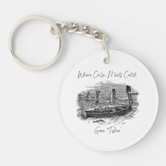 Where Calm Meets Catch Key Ring