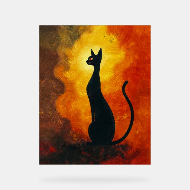 Where curiosity meets the cosmos. acrylic sign (Front)