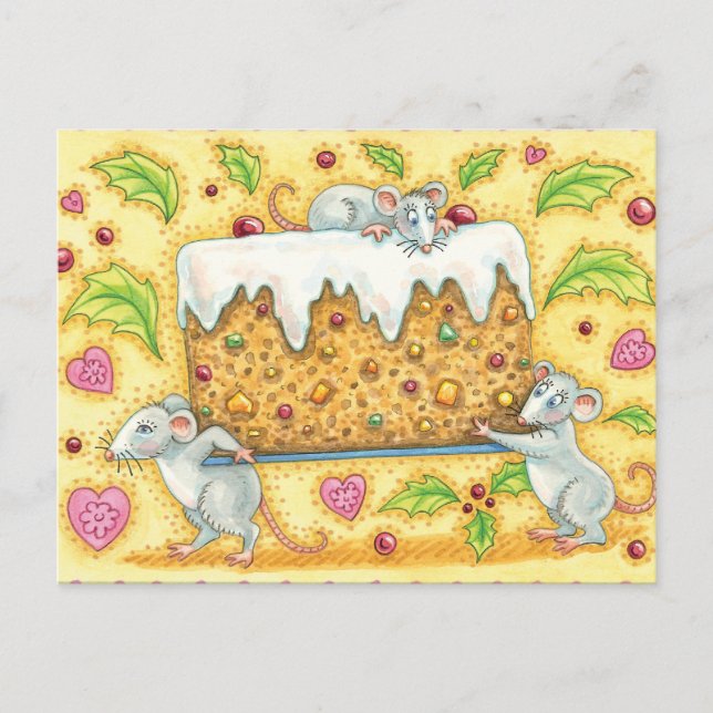 Where Did the Fruitcake Go Postcard (Front)