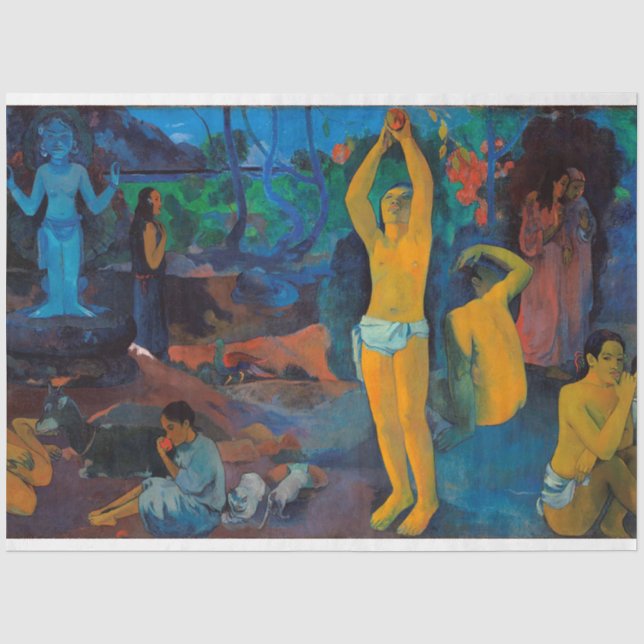 Where Do We Come From?, Gauguin Tissue Paper (Front)