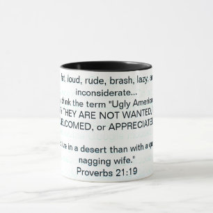 Where do you think the term "Ugly American"  Mug