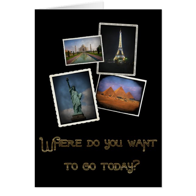 Where Do You Want to Go? (Front)