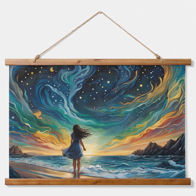 Where Dreams Go Hanging Tapestry (Front)