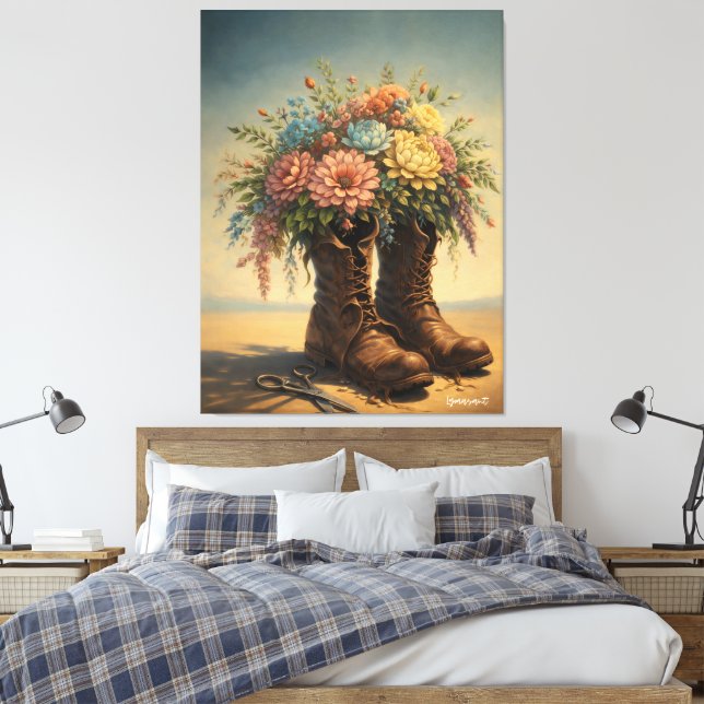Where Everyday Life Happens Canvas Print (Insitu(Bedroom))