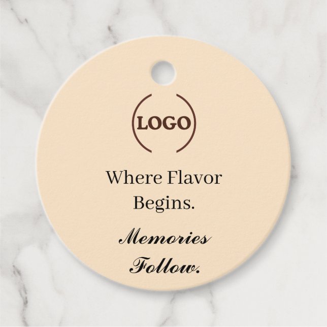 Where Flavour Begins Memories Follow Tag (Front)