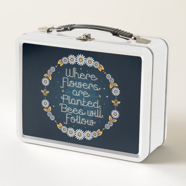 Where Flowers are Planted Lunch Box (Front)