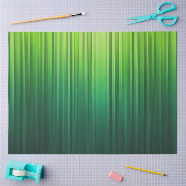Where green falls like rain tissue paper (Craft)
