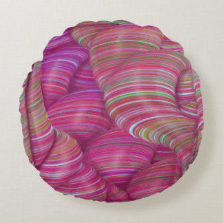 Where Gummy Worms live Round Cushion