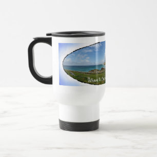 Where I’d like to be drinking my tea travel mug