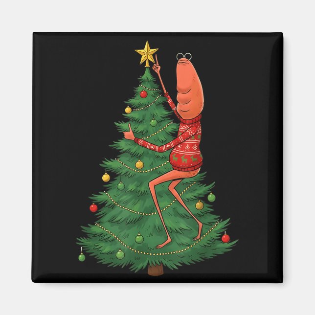 Where Is Jimbo James Marcus The Worm Christmas  Magnet (Front)