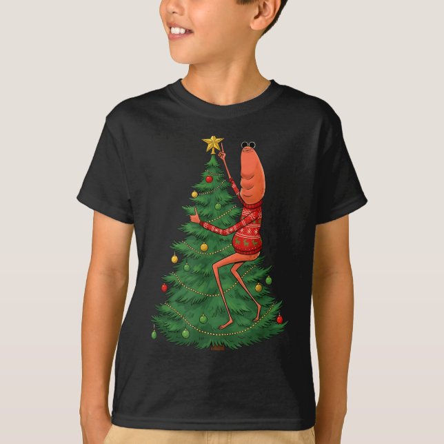 Where Is Jimbo James Marcus The Worm Christmas  T-Shirt (Front)