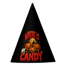 Where Is My Candy Halloween Party Hat | Spooky Pum
