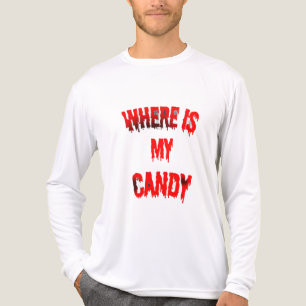 where is my candy hungry quote horror vibeT-Shirt Tri-Blend Shirt