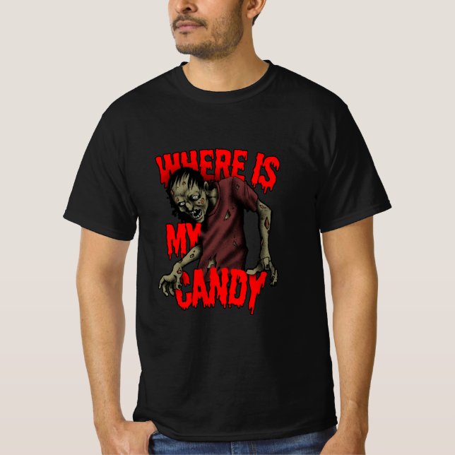 Where is My Candy T-Shirt Design (Front)