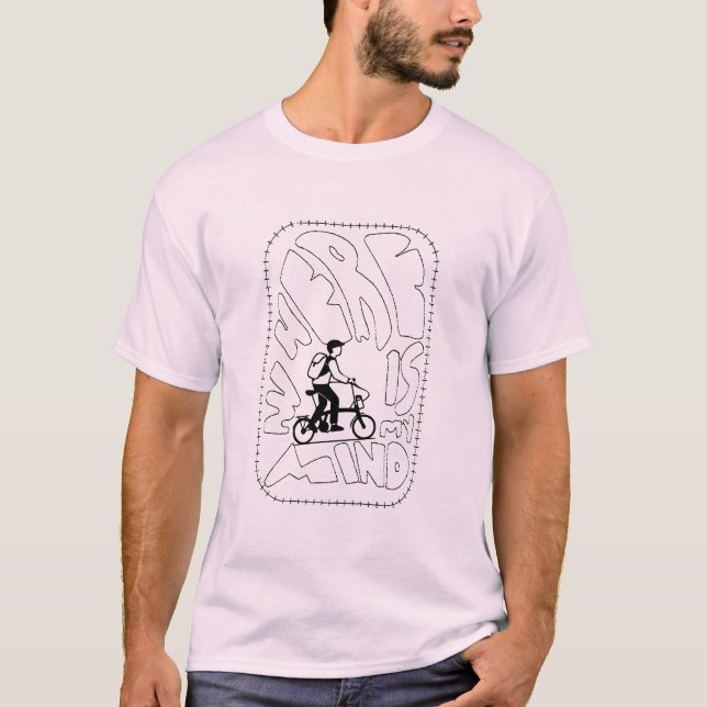 Where is my mind - Brompton T-shirt by Blackpixels (Front)