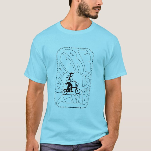 Where is my mind - Brompton T-shirt by Blackpixels (Front)