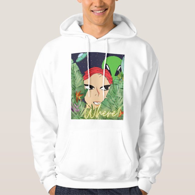 where is the alien hoodie (Front)