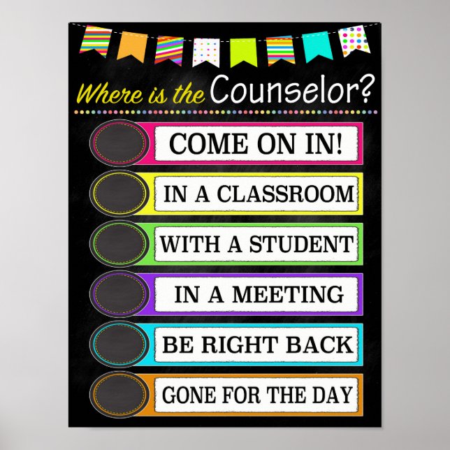 Where is the Counsellor Door Sign (Front)