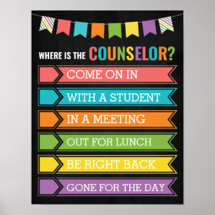 Where is the Counsellor Office Door Sign