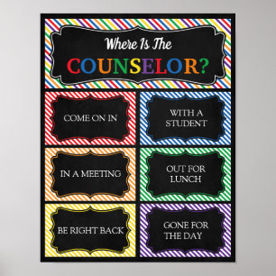 Where is the Counsellor Office Door Sign