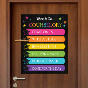 Where is the Counsellor Office Door Sign