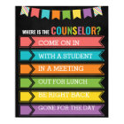 Where is the Counselor Office Door Sign