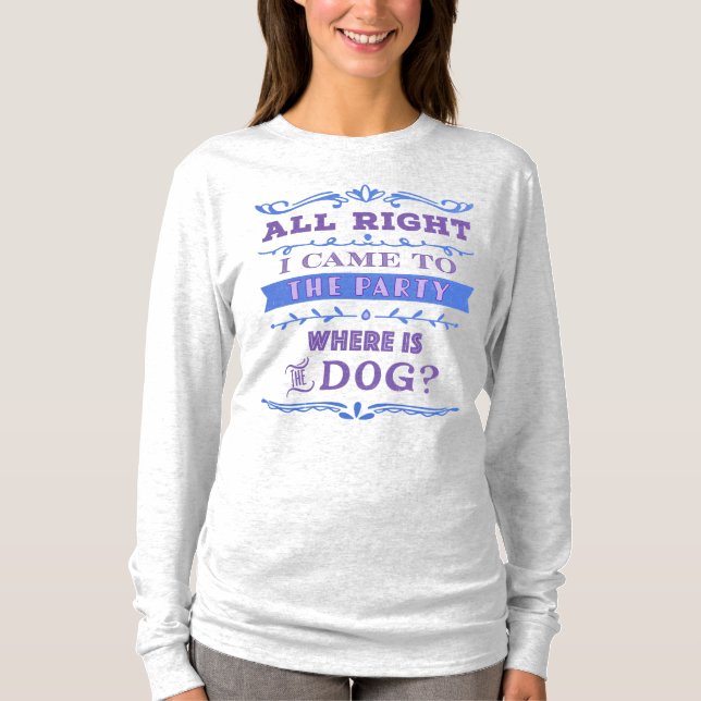 Where Is the Dog? T-Shirt (Front)